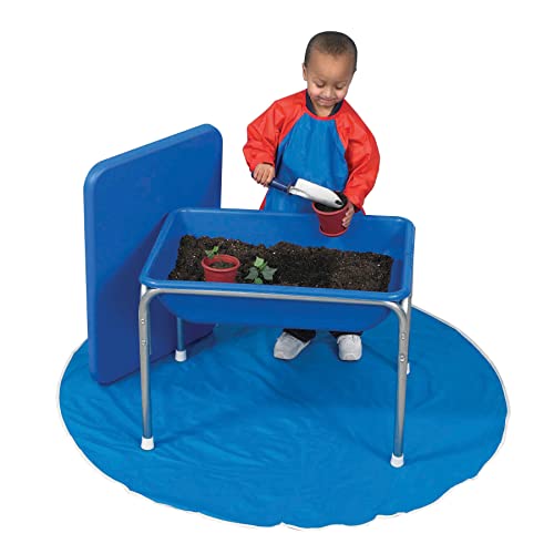 Children's Factory 18" Small Sensory Table, Sandbox with Lid, Water Table for Kids, Blue - Thumbnail 4