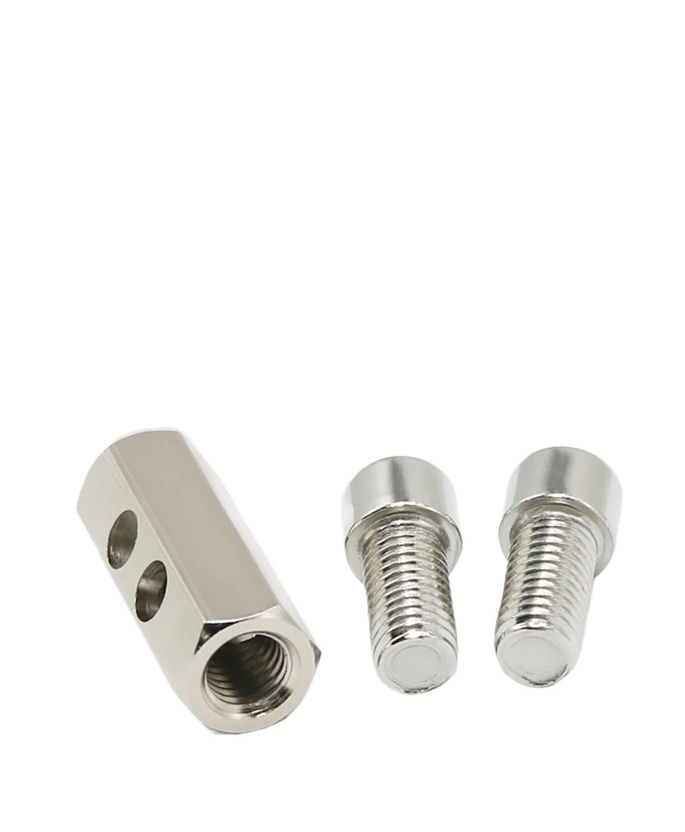 10 abrazaderas resistentes de 4/5/6 mm, ajustables, con llave, for cables acero, cierres metálicos Para Caminar Y Andar En Bicicleta(6mm X10PCS)