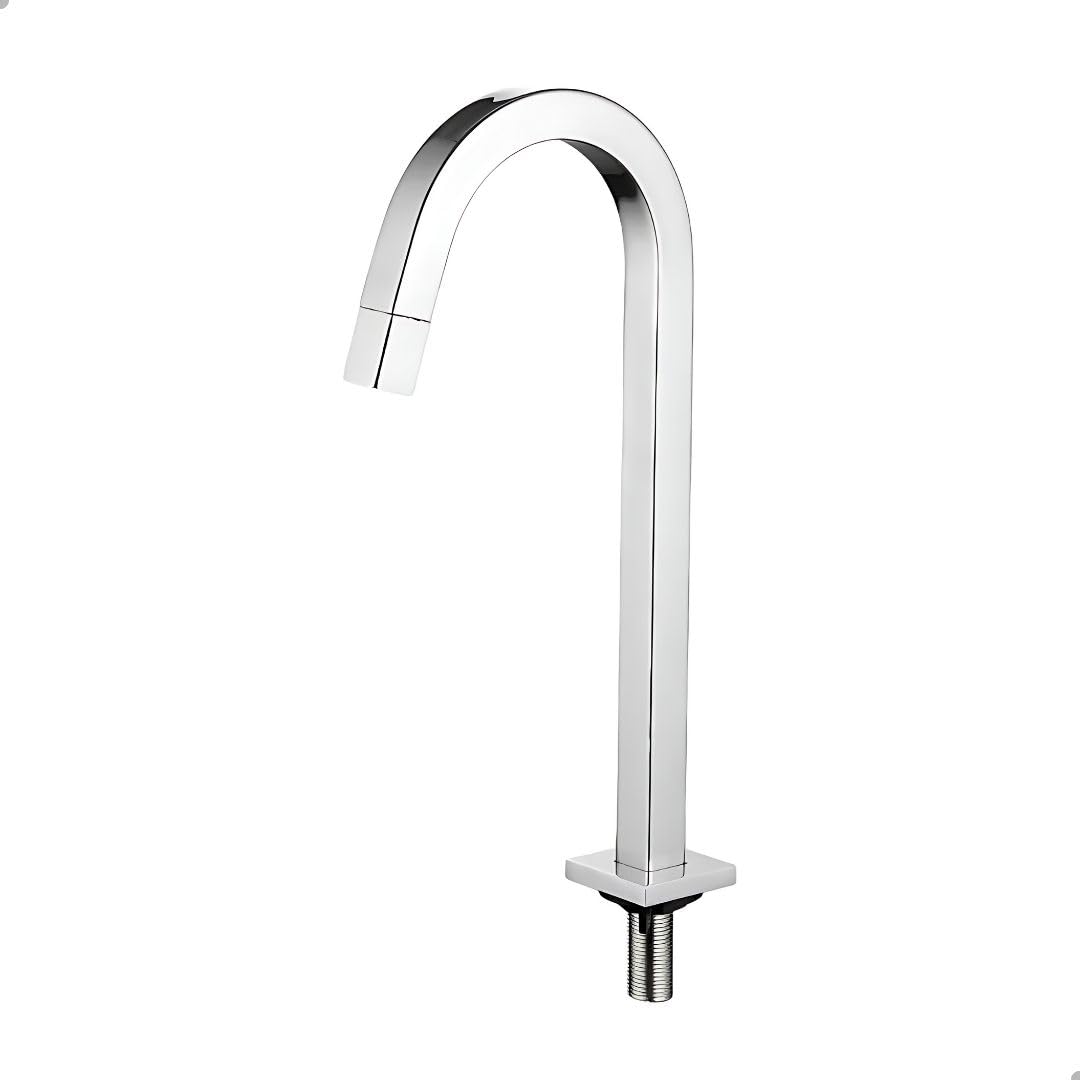SOFTINOX Torneira para Banheiro Lavatório Quadrada Alta Clean Design Moderno Cromado