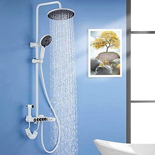 Tête de douche de pluie 10 pouces haute pression au design numérique