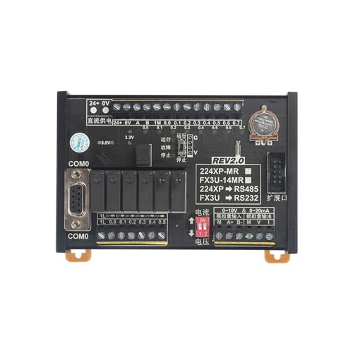 Placa PLC CPU224XP de relé industrial con 2 entradas analógicas para control de procesos precisos 2