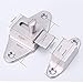 QMLXHYZZS Door Locks and Latches Anti-Theft Bolt Door Stainless Steel Pprecision Casting Buckle Bathroom Heavy-Duty Industrial-Grade Lock Latch