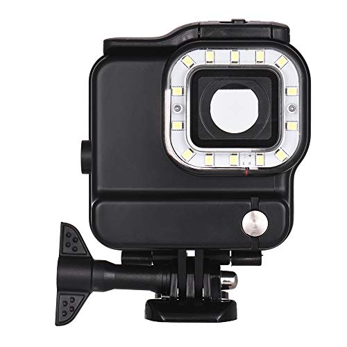 Andoer Action Camera Waterproof Housing with LED Diving Fill-in Light 14pcs LEDs 3
