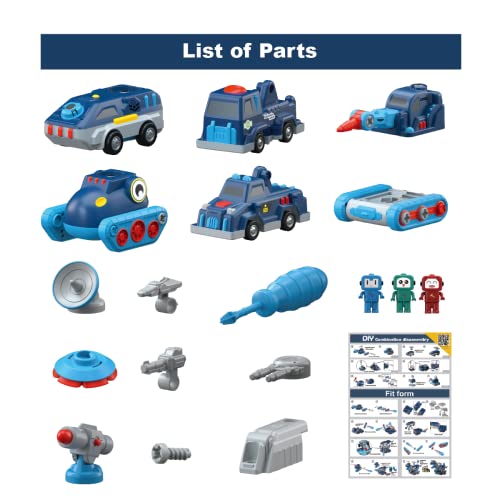 Toys For 5+ Year Old Boys, Take Apart Dinosaur, Magnetic Building Blocks Vehicles Play Set, 5 In 1 Cars & Trucks Transform Into Robot Dino T-Rex, Engineering Stem Toys & Gifts For Boys & Girls #TOP7