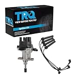 TRQ Ignition Coil Kit 2 Piece Distributor Compatible with 2002-2004 Nissan Frontier 2002-2004 Xterra