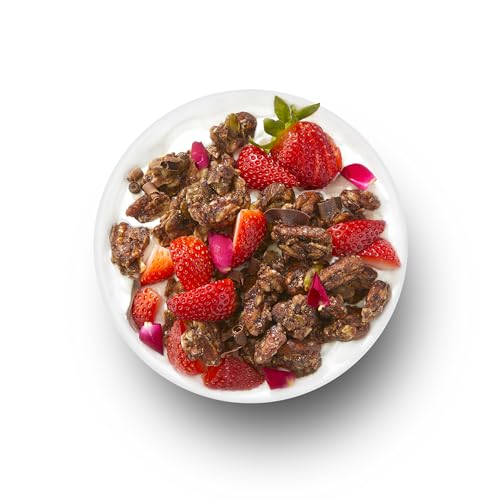 YOLEEZ TGB Chocolate Keto Granola | 1g Net Carb Cereal | Gluten Free Low Carb Nut Snack, 10 Ounces