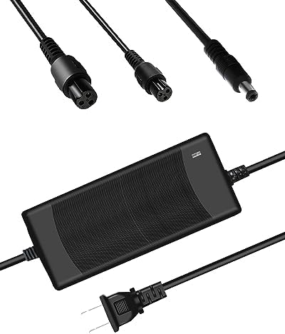 Suptopone 29.4V 2A Fast Battery Charger(3 Plugs) for Electric Scooter, Universal Battery Replacement Charger for 25.2V Li-Batteries