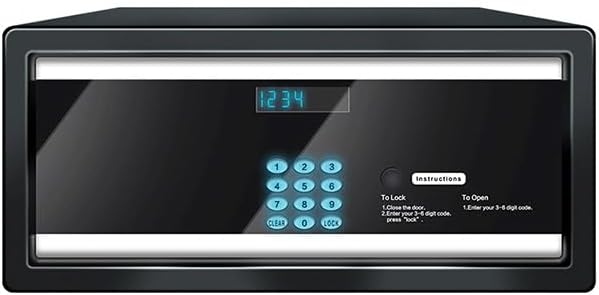 Safe with Household Digital Password Protection All Steel Construction