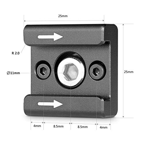 SMALLRIG Cold Shoe Mount Adapter with 1/4’’ Thread Hole for Camera and Camcorder Rigs – 1241 by SMALLRIG - Image 3