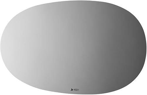 Compatible con 94-97 Mazda Miata Left Driver Power Lente de espejo transparente con adhesivo