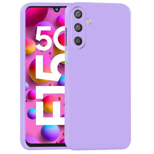 Image of Back Cover for Samsung Galaxy F15 5G / M15 5G | Full Camera Protection | Premium Liquid Silicon Case | Flexible Bumper Case for Samsung Galaxy F15 5G / M15 5G (Purple)