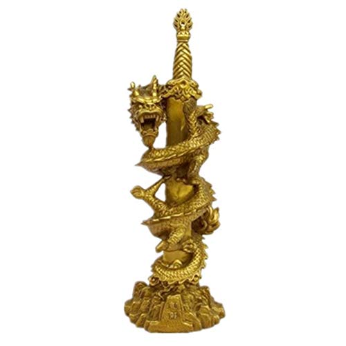 Épée de dragon Feng Shui anti-petite maison pour purifier l'entrée