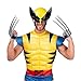 MARVEL Wolverine Official Adult Halloween Accessory Kit - Plastic Mask with Elastic Strap plus Two Claw Accessories