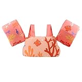 Gogokids Schwimmweste für Kleinkinder, Armbänder Kinder Schwimmweste mit Schultergurt Baby Floats Jacke Schwimmtrainings Vest für 2-6 Jahre Jungen Mädchen, Kinderarmbänder für 30-50 lbs (14-23 kg)