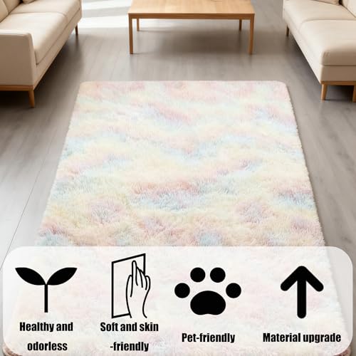 Tapis chambre antidérapant 260x320 cm pour sécuriser le sol du salon moderne