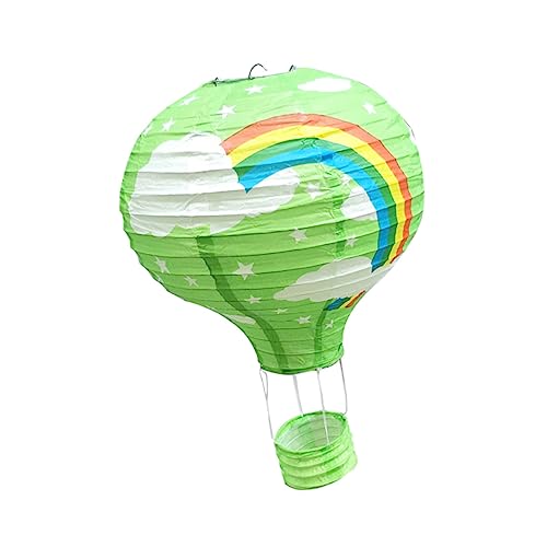 PRETYZOOM 5piezas Linternas Plegables Globos Aerostáticos De Decoración De Fiesta