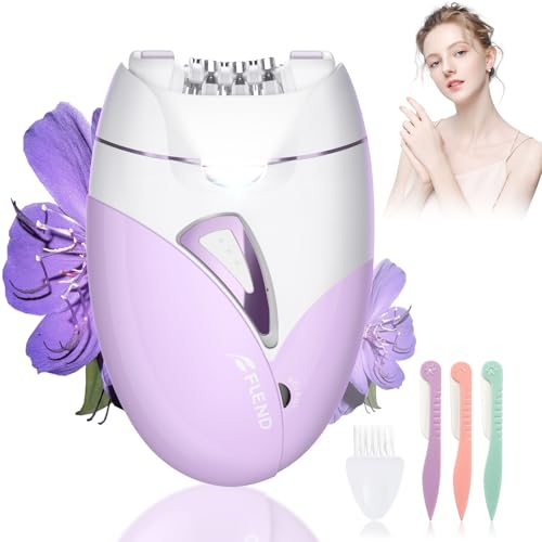 Épilateur électrique visage et jambes sans douleur avec LED