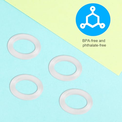 4 Sztuki O-Ringi dla Medela Harmony Ręcznej Laktatora, Uszczelka Gumowa Części Zamienne do Rączki Ręcznego Laktatora