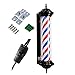 Produktbild lqgpsx Friseurstange Pole Retro Friseurstangeshop Pole LED-Licht - Rot Weiß Blau Streifen Außerhalb Beleuchtend Rotierendes Salonschild, wasserdicht Save Energy Wandmontage 70cm