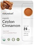 Organic Ceylon Cinnamon Powder, 24 oz | True Sri Lanka Bark Source – Freshly Ground Sticks – Raw Cinnamon Spice Flavor & Aroma – Non-GMO, Filler Free, No Gluten