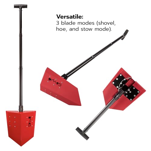 DMOS Delta Folding & Collapsible Shovel - Racing Red - Pro by DMOS - Used condition - Image 4