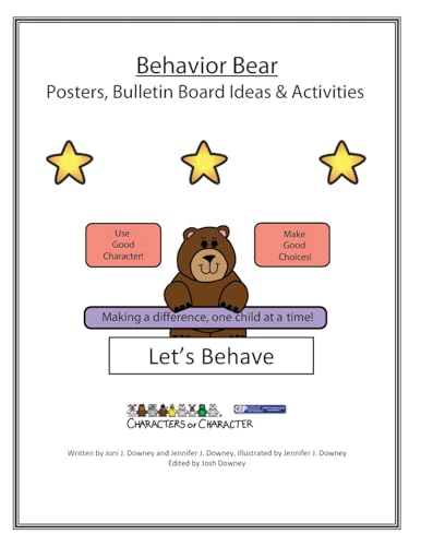 Behavior Bear Posters and Bulletin Board Ideas and Activities