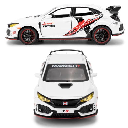 WAKAKAC Auto Diecast 1:32 Modelo Type-R con Luz y Sonido miniatura 5