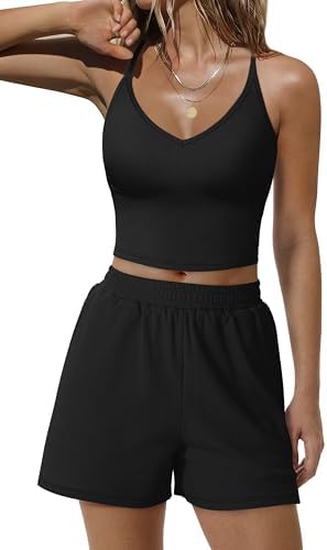 Sampeel Womens Pajama Sets 2 Piece Set Two Piece Summer Outfits 2...