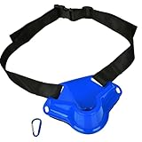 90 Degree Fishing Rod Fighting Belt Fishing Belly Top Fishing Fighting Waist Belt Adjustable Fishing Rod Holder Belt Offshore Tackle Boat Fishing Rod Holder Fishing Belt Rod Holder(Blue)
