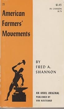 Paperback American Farmers Movements #28 (Anvil Books) [Unknown] Book