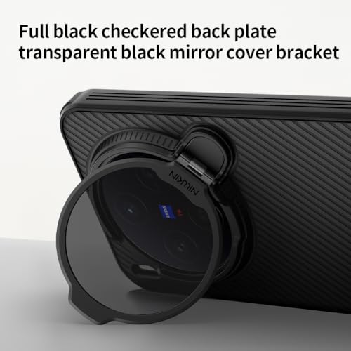 Image of PRITO for Vivo X300 Case with Camera Cover, Compatible with MagSafe, Full Camera Protection, Shockproof Protective, Adjustable Kickstand, Case with Stand. (Black, X300)