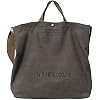 Sumleno Women Large Canvas Tote Handbags Casual Shoulder Work Bag Crossbody Top Handle Vintage Grunge Hobo Bag | Large