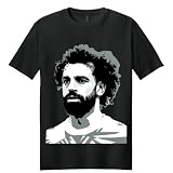 Gildan Mohamed Salah Softstyle 100% Cotton Custom Made Shirt (US, Alpha, X-Large, Regular, Regular, Black)