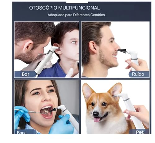 Ferramenta de Remoção de Cera de Ouvido limpador de ouvido com CAMERA 1080P