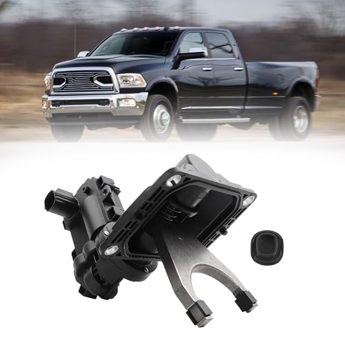 Dasbecan 4WD Front Axle Actuator Fork Disconnect Assembly Compatible with Dodge Ram 2500 3500, 2013 2014 2015 2016 2017 2018, Replace# 68216944AA 68216944AB