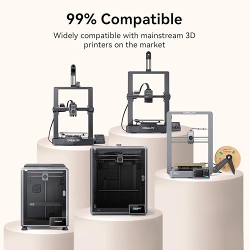 Image of Creality Wood Filament PLA, Dark Brown PLA Filament 1.75mm, Dimensional Accuracy + /- 0.03mm, Warp-Free and Clog-Free, 1KG Spool (2.2 lbs), Fit for 99% 3D Printers