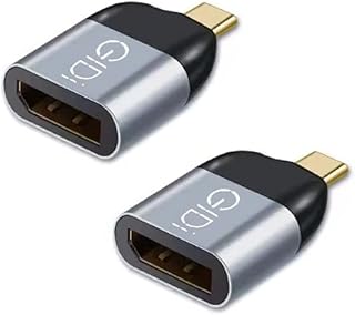[2 Pack] USB C to DP DiplayPort 1.4 8K, Mini Adapter Converter Extender Series, Thunderbolt 3 Compatible, Extend Mirror Compatible with Lenovo, Dell, HP, MacBook and Also with iPad Pro/Air & More