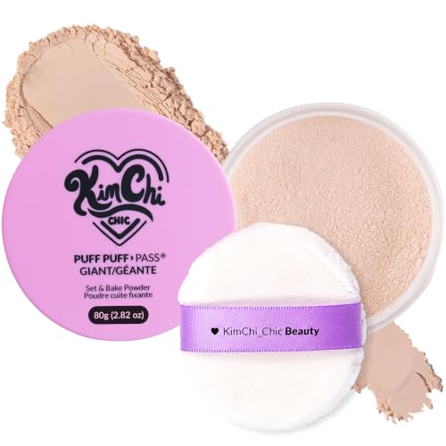 KimChiChic Beauty Puff Puff Pass Set & Bake Loose Setting Powder Makeup