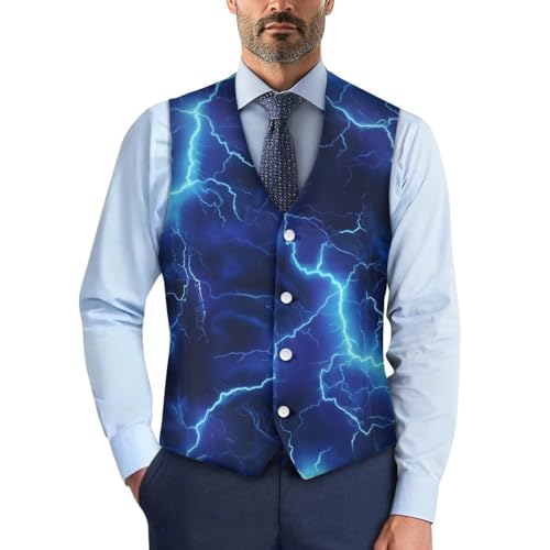 TOADDITDO Suit Vest for Men Button Up Vests Regular Fit V-Neck Tops Sleeveless Formal Tuxedo Vest