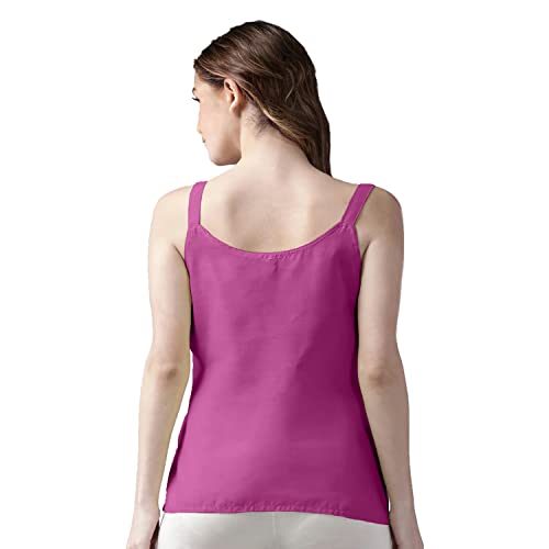 Image of Cotton Short Camisole Non-Stretchable Slip for Women | Short Kurti Slip | Short Camisole | Half-Length Lining | Waist Length Inner | Sameez | Samij(Half Slip)