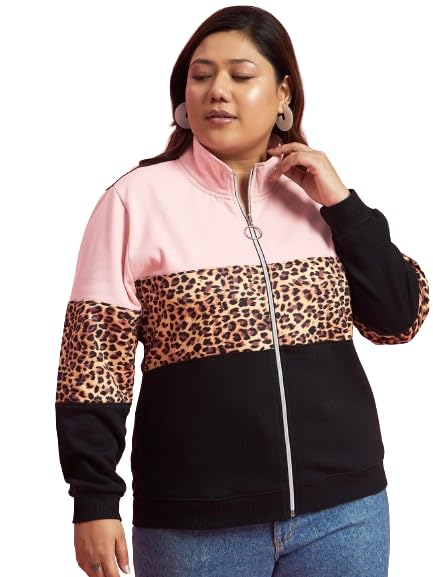 austivo Women Colourblock Solid Sweatshirt-picture-15