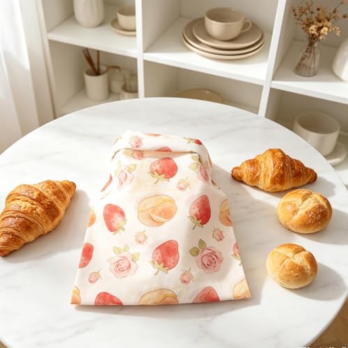 Bolsa para pan casero con cierre enrollable ideal para proteger tus hogazas en el mostrador 5