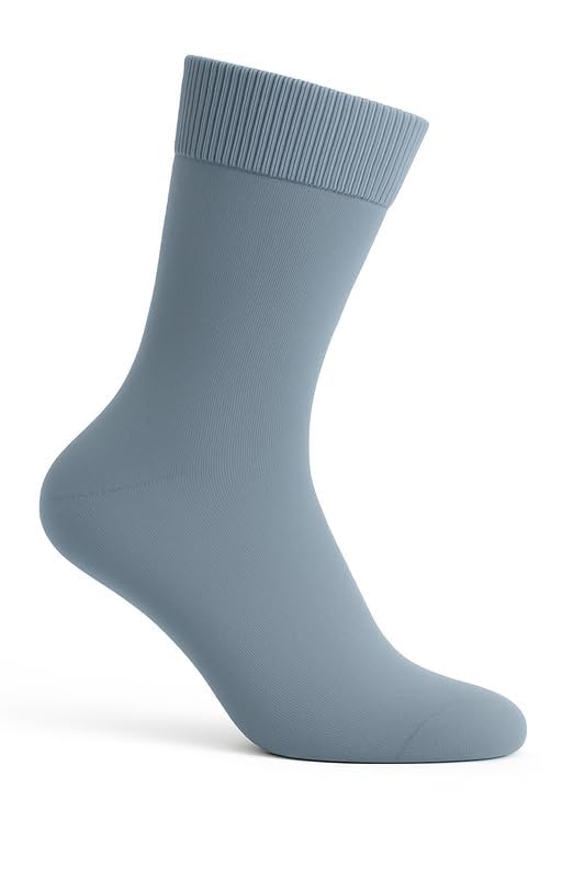Image of Wens Plain Dark Socks for Girls, Boys, Kids & Men of All Ages (Pack of 3) | Heavy Elastic, Streachable & Comfortable Fit