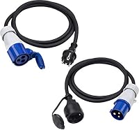 Meister – Meister CEE-Adapterleitung-Set 2-teilig – 1,5 m Kabel – 5 mm