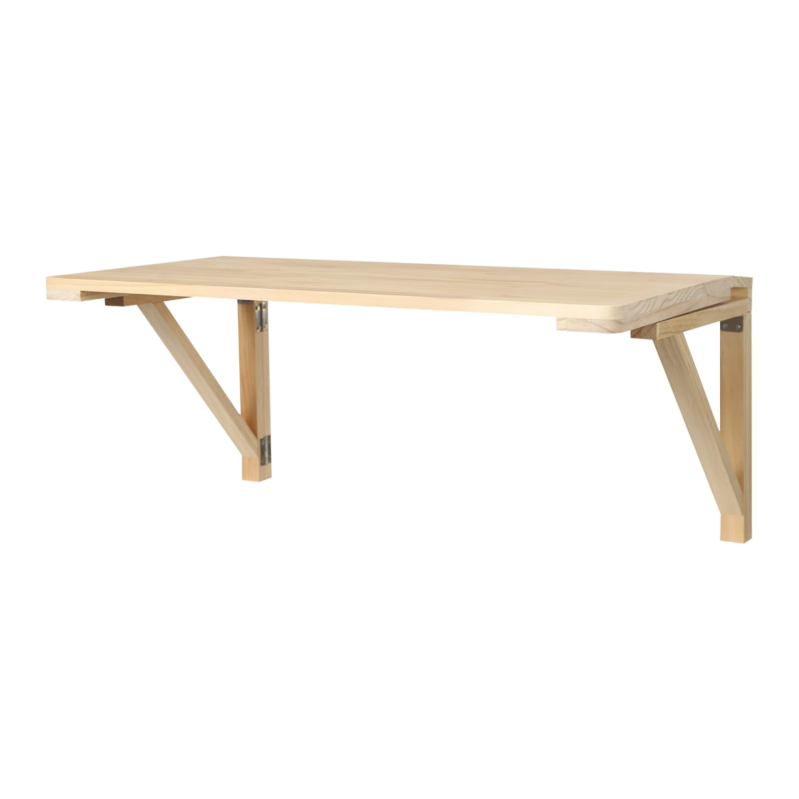 DHQCQL Mesa plegable de pared, mesa plegable de pared con soporte de hierro, escritorio plegable que ahorra espacio para la oficina en casa, comedor, lavadero, cocina, bar, hasta 40 kg (80 x 50 cm)