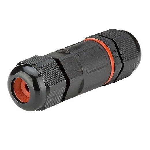 CABLEPELADO Conector de Cable Estanco 3 Contactos | Caja de Conexiones Impermeable | Manguito de Conexión Impermeable | 3 Pines para Cable Sección Máx. 2,5 mm² | IP68 | Máx. 450 V | 24A