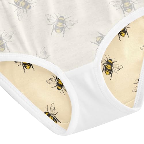 Girls' Underwear Bee Cotton Stretch Comfort Toddler Panties 5