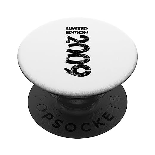 Edición limitada 2009 Cumpleaños 2009 Vintage 2009 PopSockets PopGrip Intercambiable