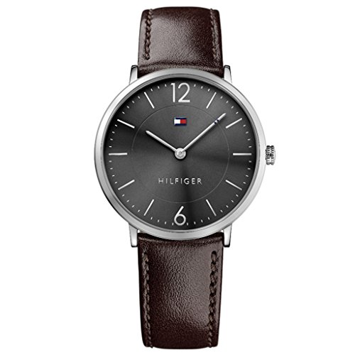 Tommy Hilfiger Men's 'Sophisticated Sport' Quartz Stainless Steel and Leather Watch, Brown, 1710352 Tommy Hilfiger Men's 'Sophisticated Sport' Quartz Stainless Steel and Leather Watch, Brown, 1710352