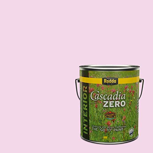 Rodda Paint CASCADIA ZERO Interior Semi-Gloss Paint & Primer in One, 1-Gallon, Nursery Pink